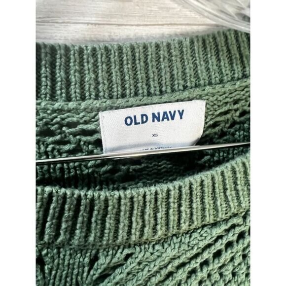 OLD NAVY Lightweight Pointelle Boat-Neck‎ Sweater XS - Picture 3 of 3